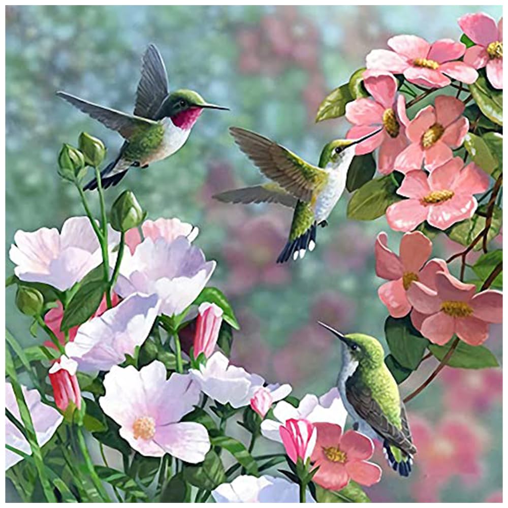 Hiuyavy 6 Diamond Painting Kits, 5D Full Drill Animal Gem Art Kits, Crystal Cross Stitch Craft, Crystal Rhinestone Embroidery Diamond Diy Paintings For Home Wall Decor 30X40cm