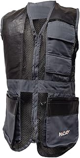 NICA Design6 Shooting Vest- Gray- Left Hand (as1, alpha, m, regular, regular, Medium)