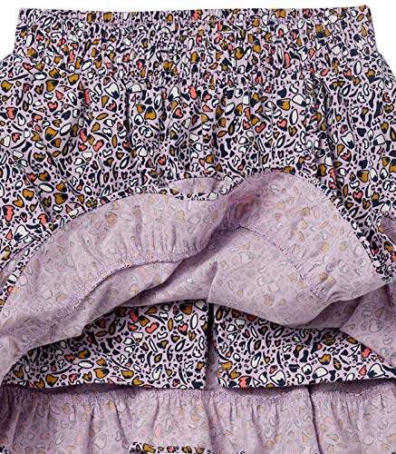Amazon Essentials Girls' Knit Scooter Skirts, Pack Of 3, Navy Floral, Large #TOP2
