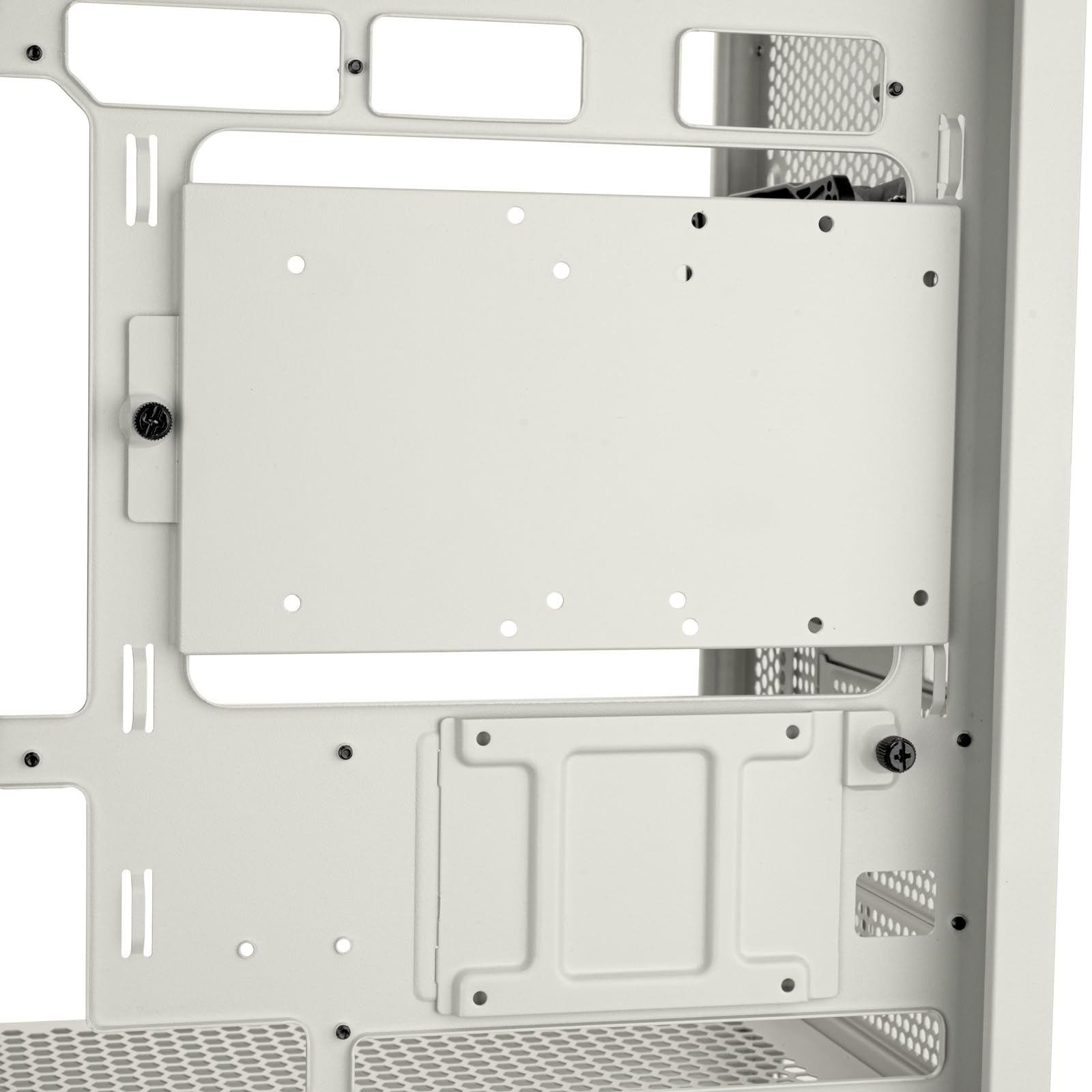 SilverStone FLP03 - Retro-inspiriertes M-ATX Gehäuse mit Unterstützung für vielseitige Speicherlösungen High-End-GPUs und effiziente Kühlung, SST-FLP03W