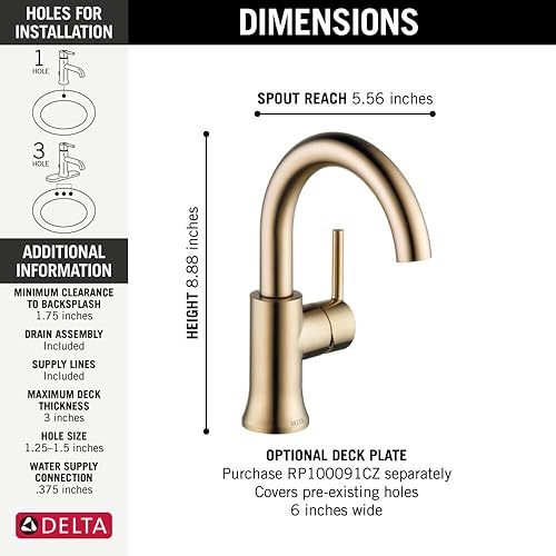 Miniatura 3 de Llave Delta Faucet, 559HA-CZ-DST