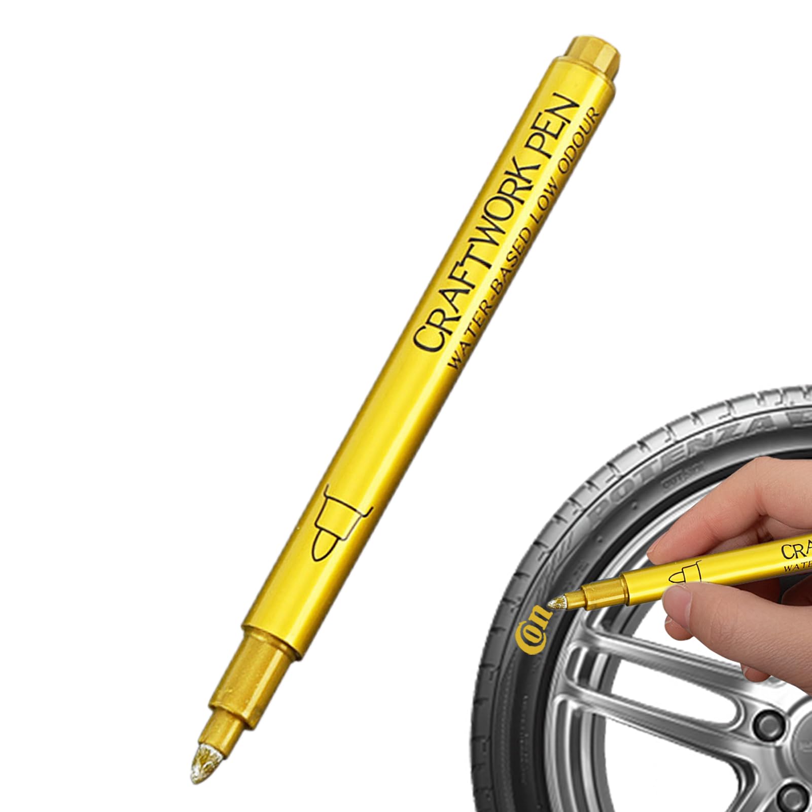 Amazon.co.jp: 金属塗装 - 快適なグリップのシルバー ペイント ペン