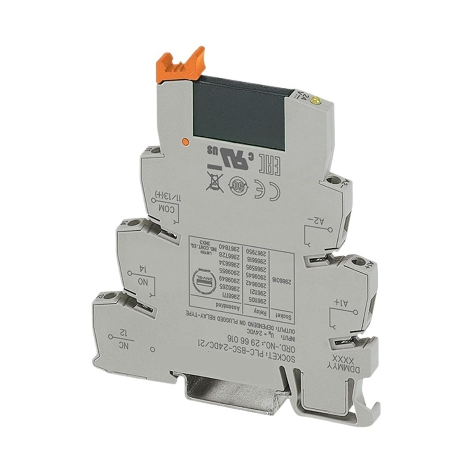 QVIVFYBOE Relay module Solid-State Relay Module PLC-OSC-24DC/48DC/100 Connector 24 V DC Input