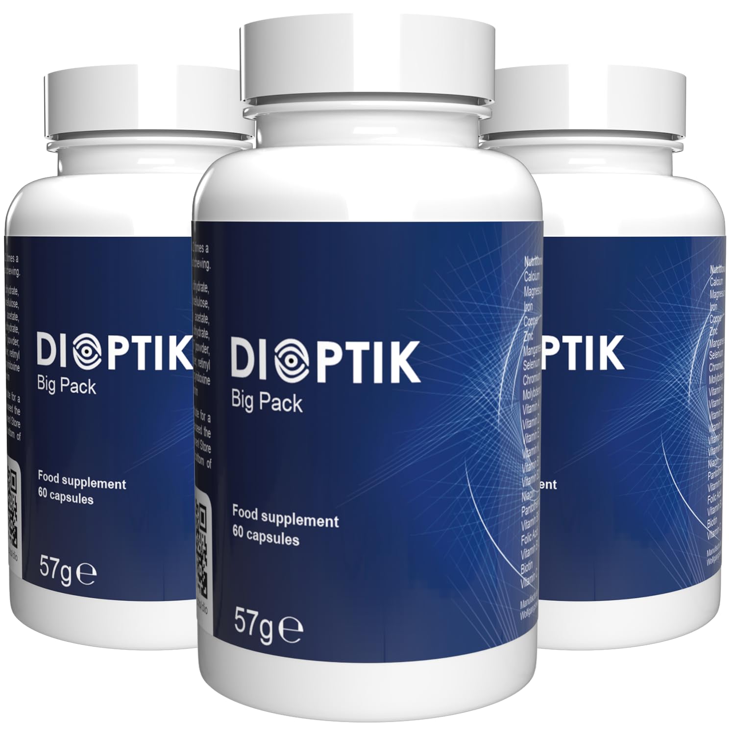 Dioptik - 180 Kapseln (3x 60 Kapseln), 3er Pack