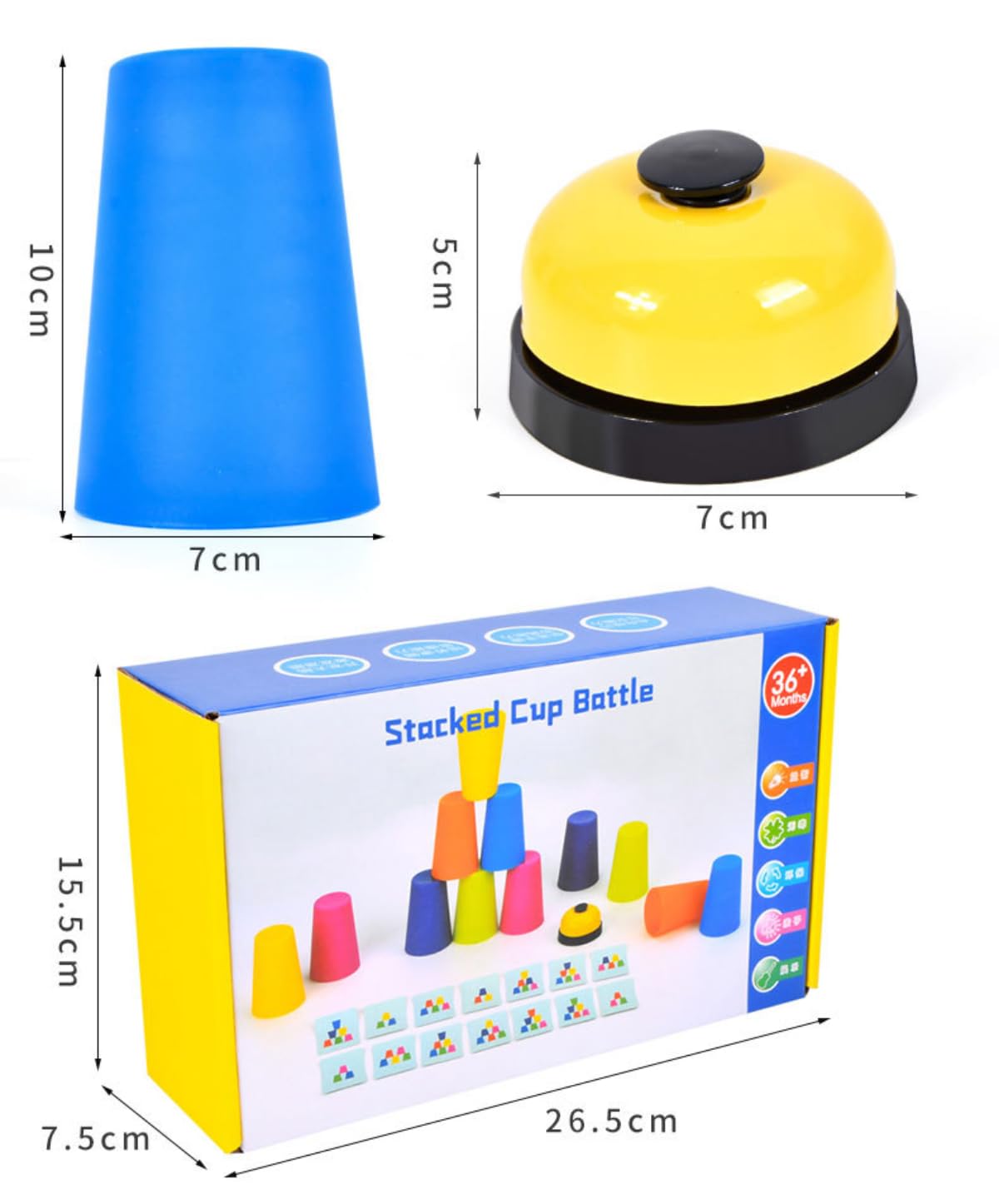 Amazon | Tirczil スポーツスタッキング カップゲーム 速重ね