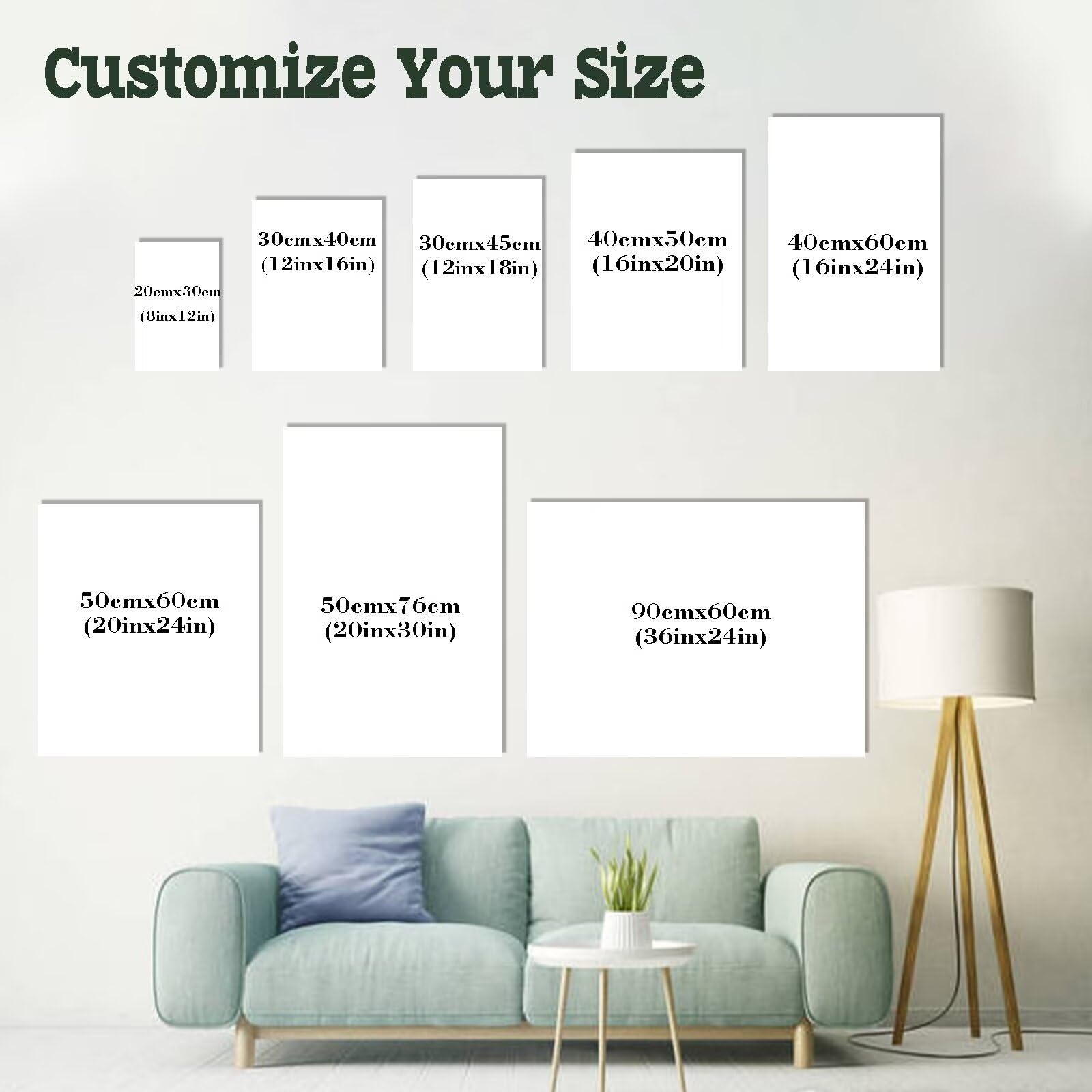 Amazon.com: Vintage Santa Claus Canvas Wood Frame Poster - Vintage