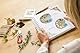 Sigel JQ200 Spiralblock 23,4 x 21,5 cm, Notizbuch Bullet Journal, Herbs, dotted, quadratisches dickes 120 g Papier, Hardcover, 240 Seiten, aus nachhaltigem Papier, vegan, zur Gartenplanung