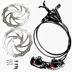 Freio A Disco Hidráulico Yamada DXU-16 Discos 160mm Aros 26 A 29