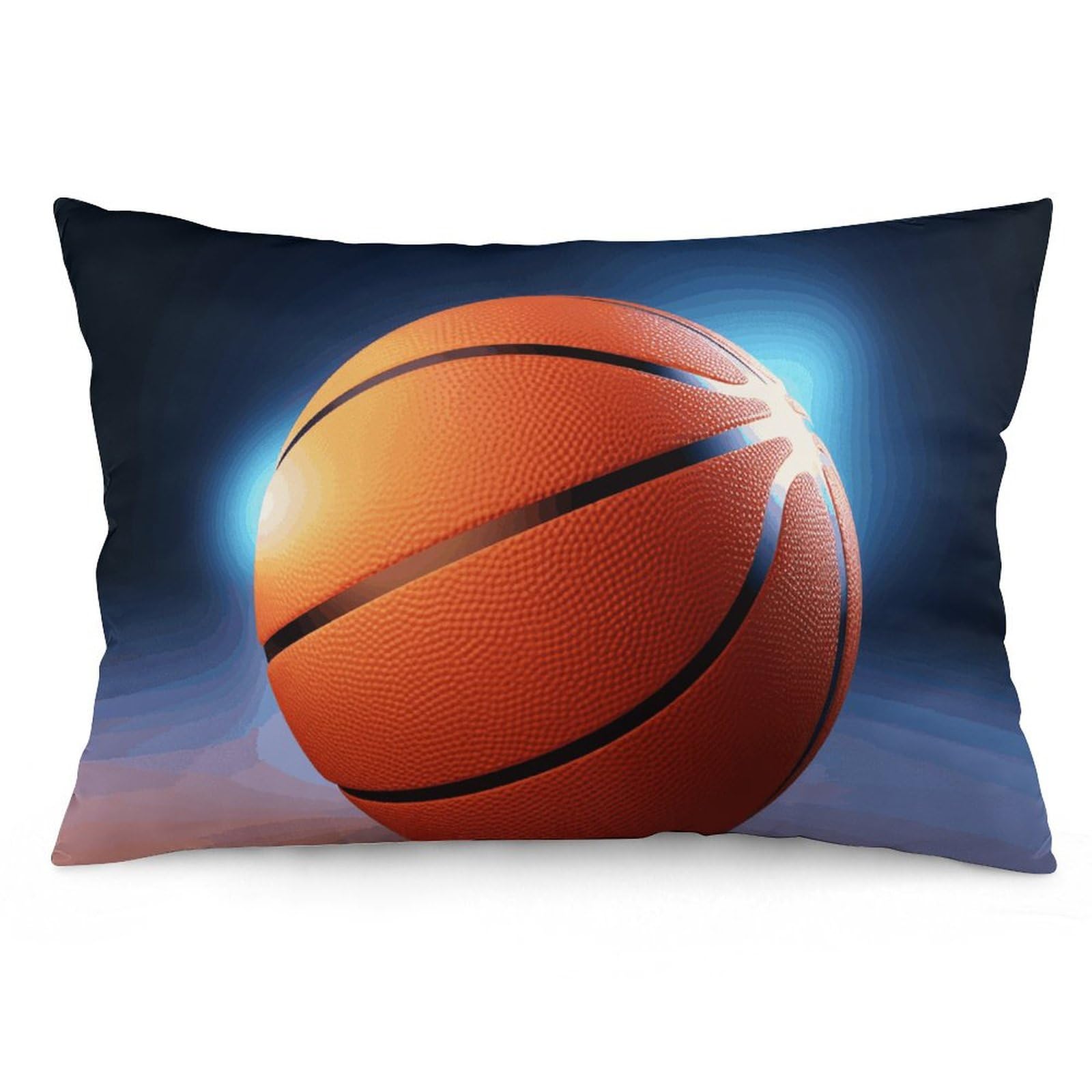 Taie d'oreiller basket-ball pour chambre d'ado motif imprimé et douceur polyester