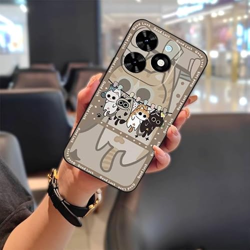 Phone Case Compatible with infinix Smart10 HD/X6525D, Phone Pouch Durable Cute Soft case Shockproof Silicone Back Cover Graffiti