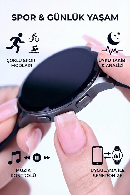 Akıllı Saat 4B-LW77, Nabız ve Uyku Takibi, Spor Modlu Bluetooth Destekli