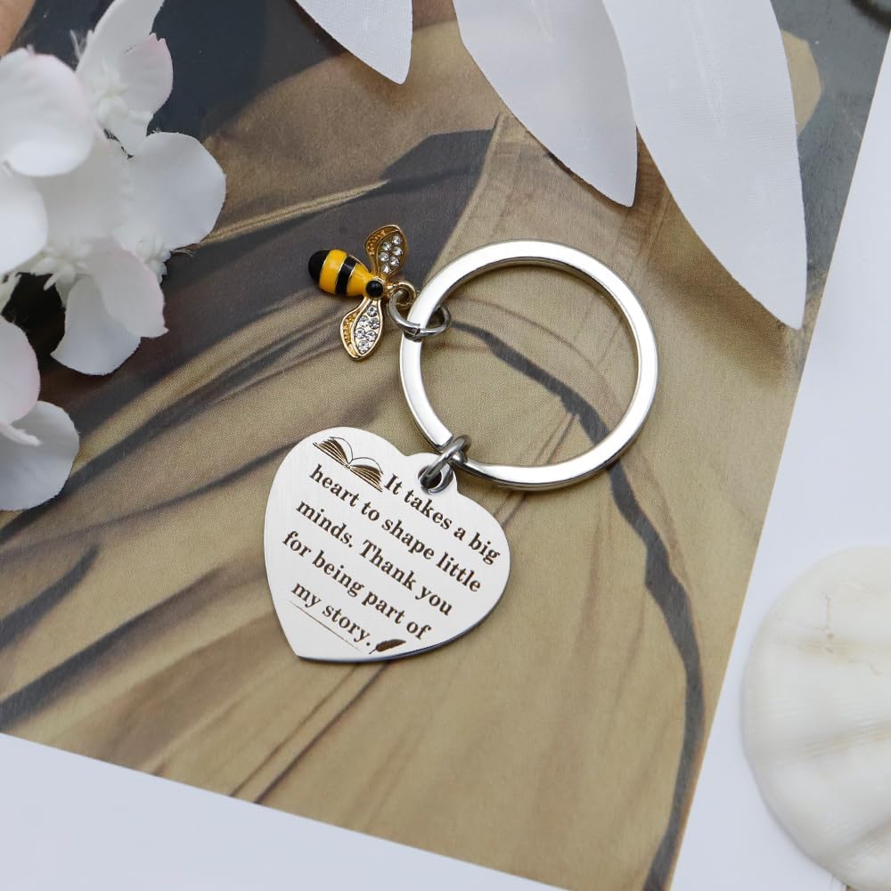 Teacher Gifts for Women,Teacher Appreciation Gifts Ideas Retirement Valentines Day End of Year Christmas Back to School Thank You Thanksgiving Summer Cool Farewell Gift for Teachers Assistant Keychain - Image 4