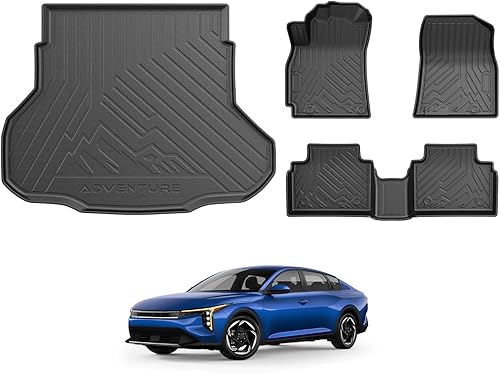 Miniatura 42 de Powerty Alfombrilla de maletero para Toyota RAV4 2019-2025 accesorios (incluye híbrido y gasolina), alfombrilla de carga para todo tipo de clima