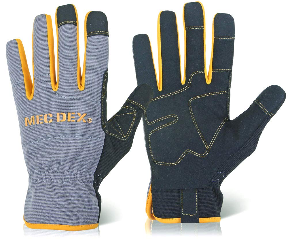 MEC-DEX PASSION PLUS GLOVE EXTRA LARGE, Yellow, XL