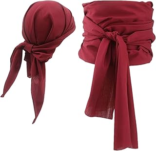 海賊帽子海賊ヘッドスカーフ、海賊コスチュームアクセサリー | 海賊の帽子とスカーフのアクセサリー | ウエストベルトヘッドスカーフアクセサリーコスプレ、ステージパフォーマンス、海賊ロールプレイ用