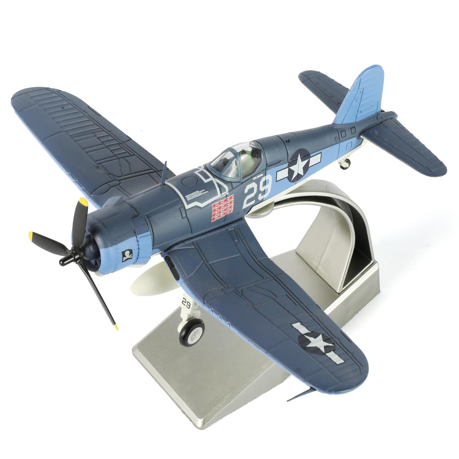 Model samolotu myśliwskiego Corsair F4U w skali 1/72 z siedzibą w amerykańskiej marynarce wojennej Jolly Rogers nr 29 bombowiec myśliwski miniaturowy metalowy odlewany model samolotu zestaw ze