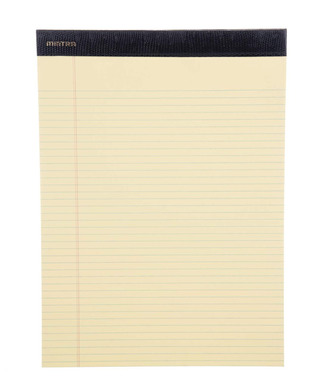 Mintra - Bloc-notes da ufficio, 50 fogli per blocco, carta micro perforata, per scuola, università, ufficio, lavoro, professionale 8.5in x 11in (Narrow Ruled) Premium 6pk (Canary)