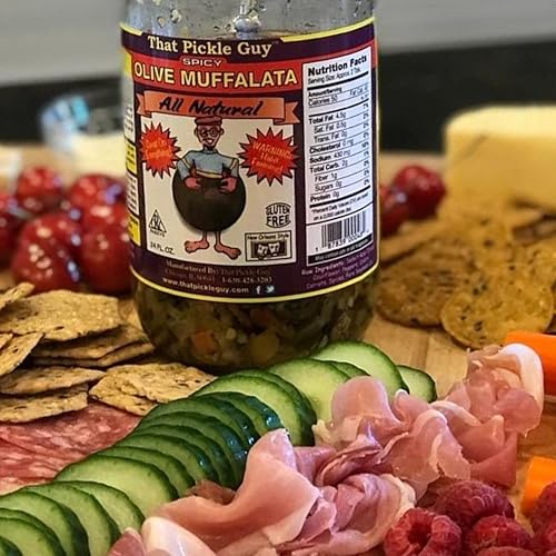 Miniatura 2 de That Pickle Guy Muffalata de oliva clásico estilo New Orleans, picante, todo natural, 24 onzas
