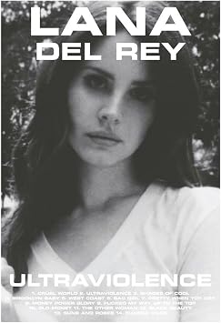 512 STORE Lana Del Rey Ultraviolence Poster, 978d4as54d6a