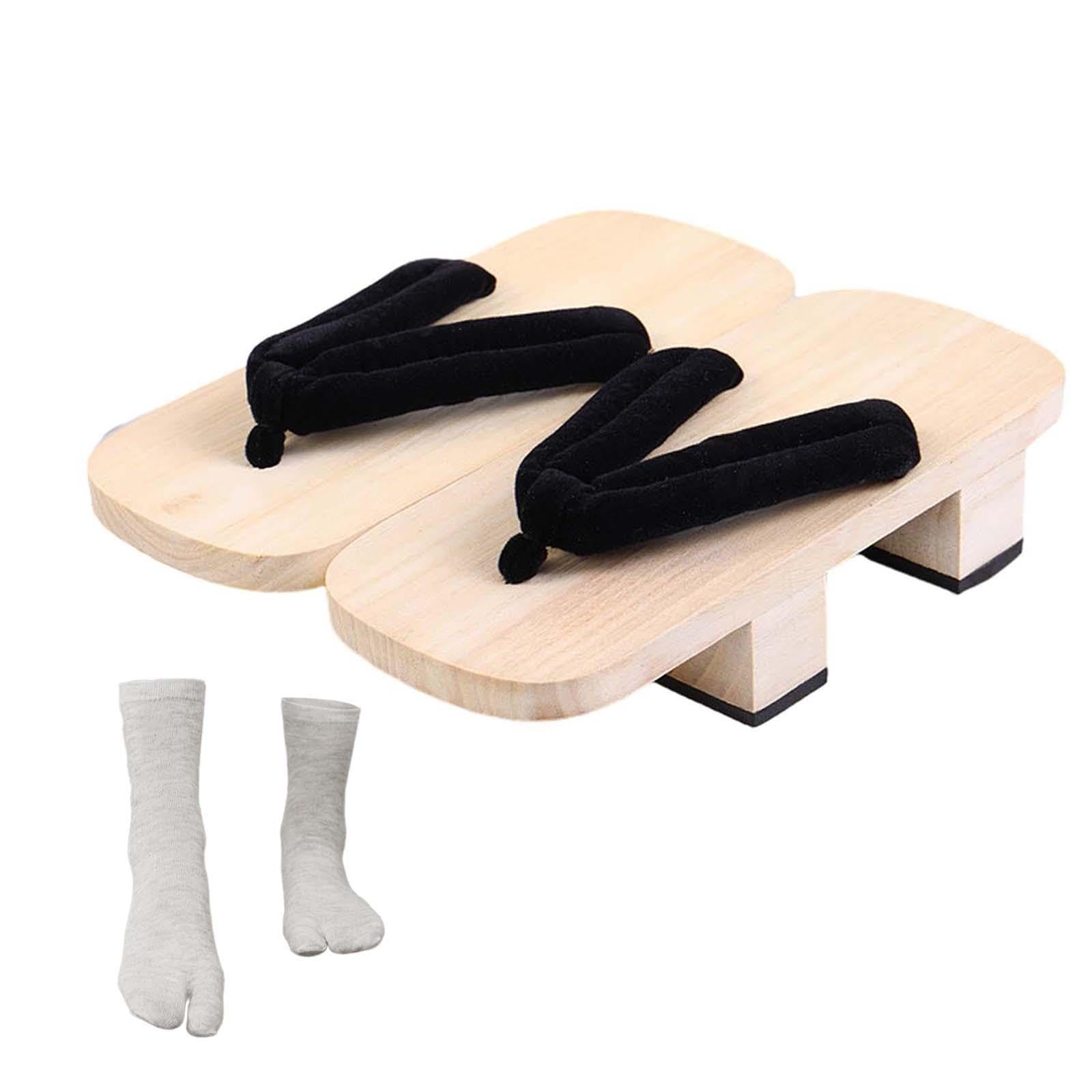nivaa Japanese Wooden Clogs Non Slip Shower Sandals Sandals for Beach Daily Travel 45-picture-33