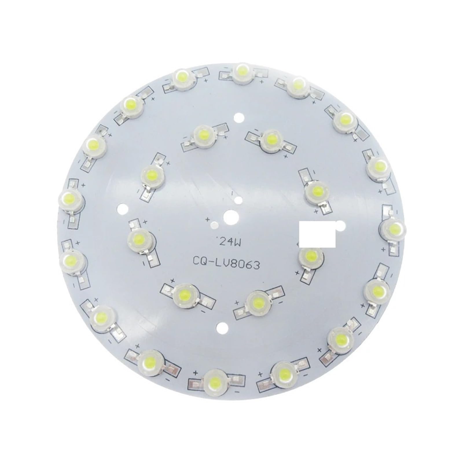 10pcs 1W-36W Round Aluminum Base Plate Heat Sink Install 1W High Power LED Diodes Full Spectrum White Warm White Red Green Blue(24W 118mm,Deep Red 660nm)