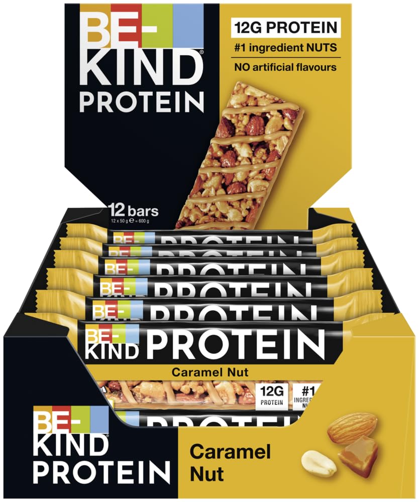 BE-Kind Protein Riegel Mix I 4 Sorten I 48 Riegel I 2400g I Proteinriegel I Schokoriegel I Nussriegel I Fruchtriegel I Riegel I Glutenfrei