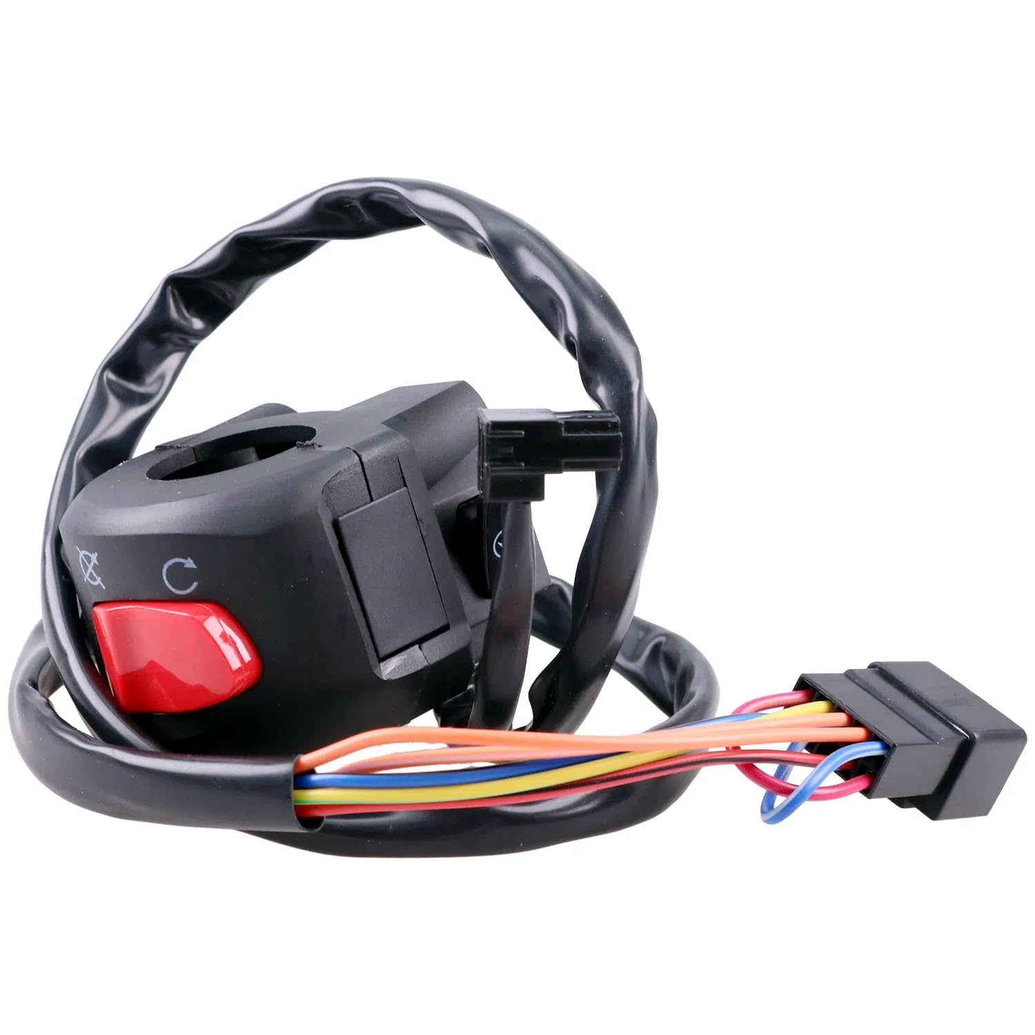 WQSING Handlebar Control Switch Start Kill Stop 37200-33E31 Compatible with Suzuki SV650 GSX750F GSX600F Bandit 1200 600 Katana 600 750 Hayabusa