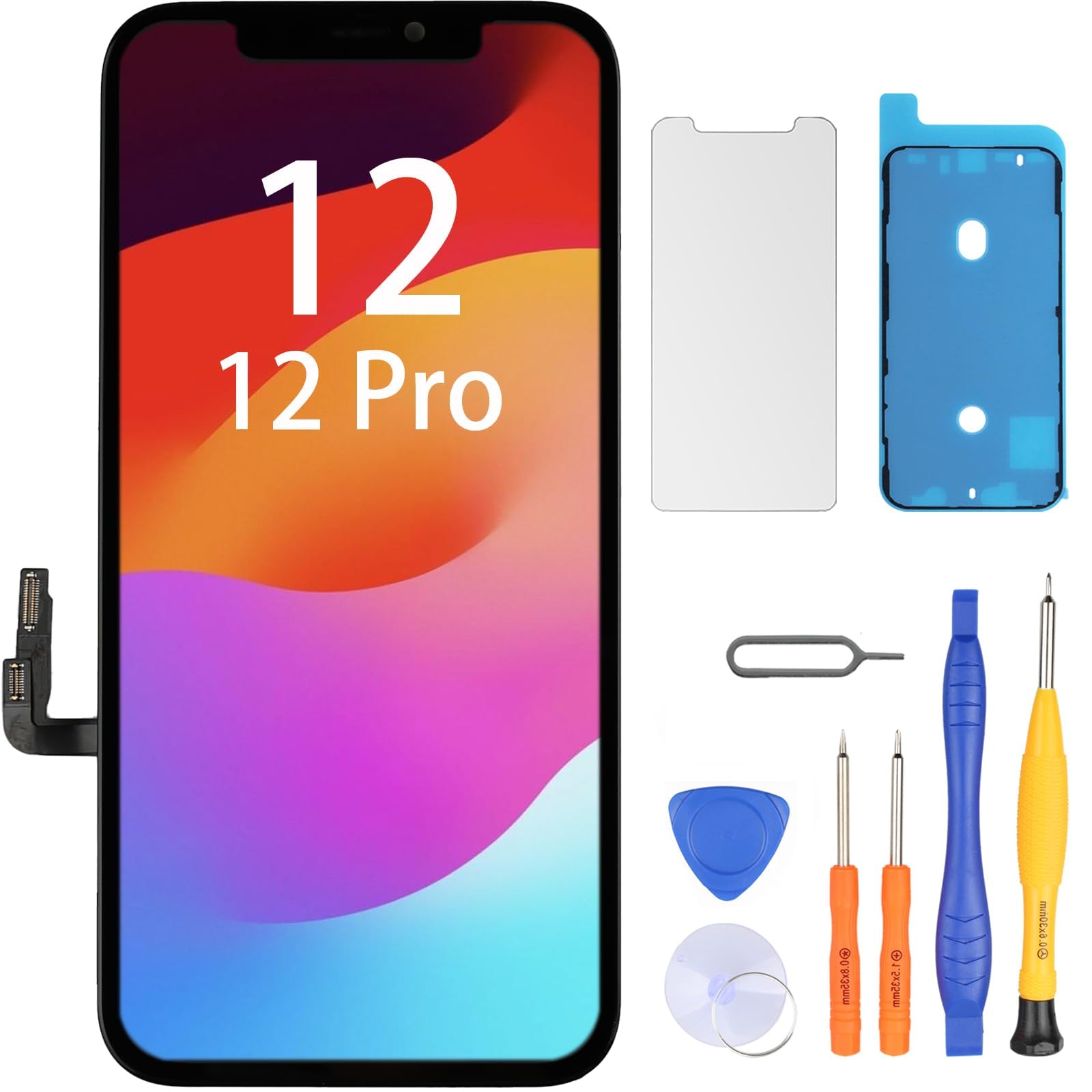 Amazon.co.jp: LL TRADER iPhone 12/iPhone 12 Pro 6.1インチ FHD 液晶