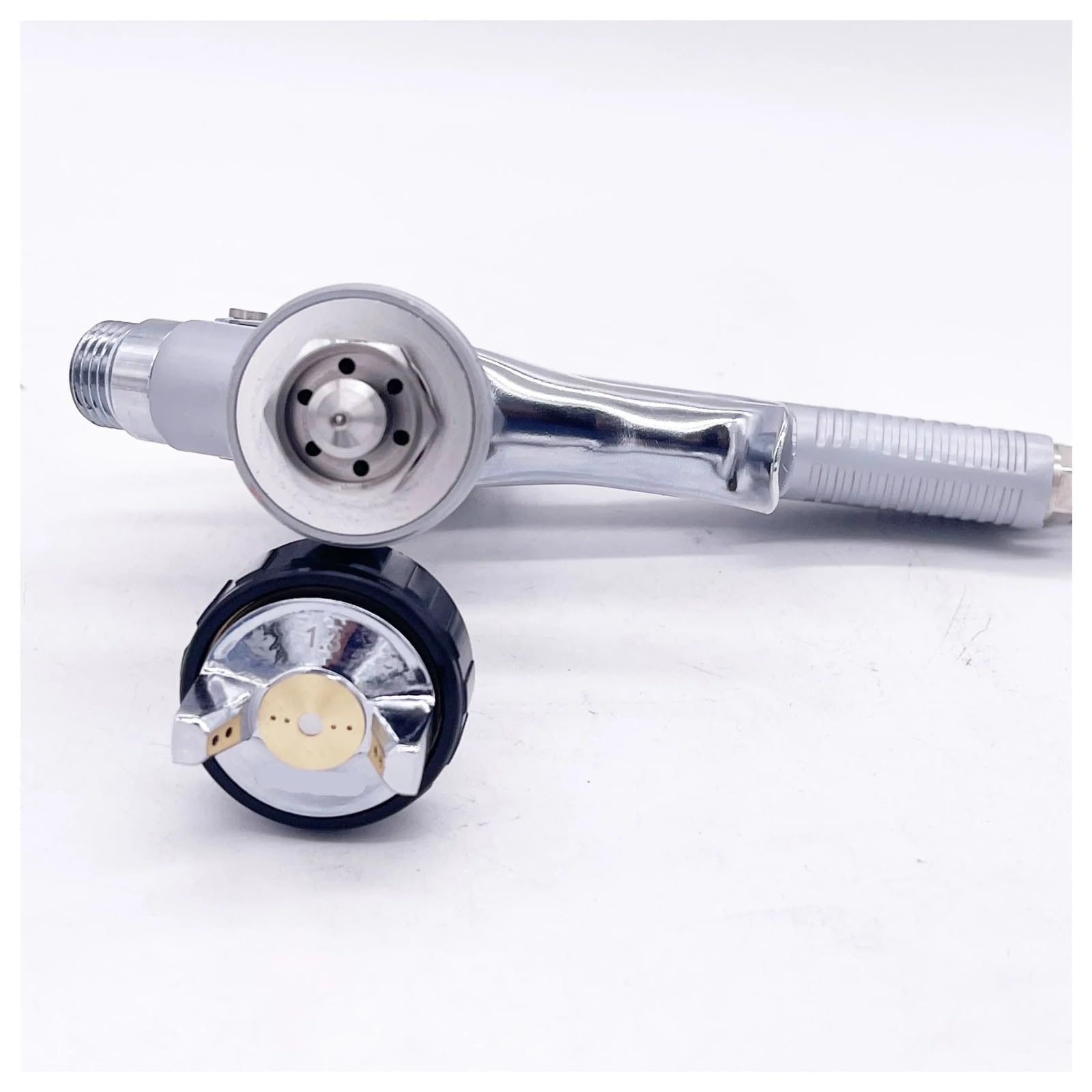 JVDDI High Atomization Paint Gun 00CC Tank 1.3/1.4/1.7MM Nozzle Painting Gun Water Based Air Spray Gun