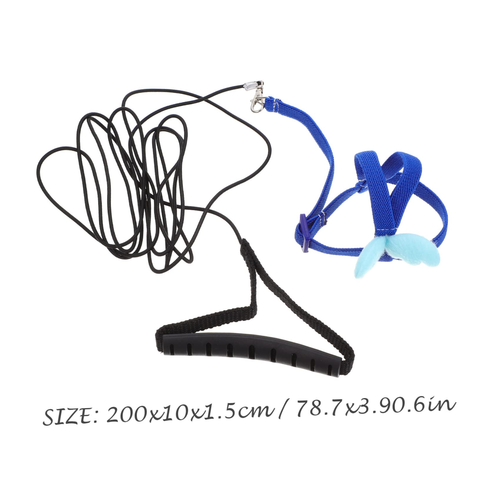 Happyyami Set Pet Bird Harness Set Bird Training Leash for Outdoor Flying Safe and Comfortable Harness for Parrots Budgies