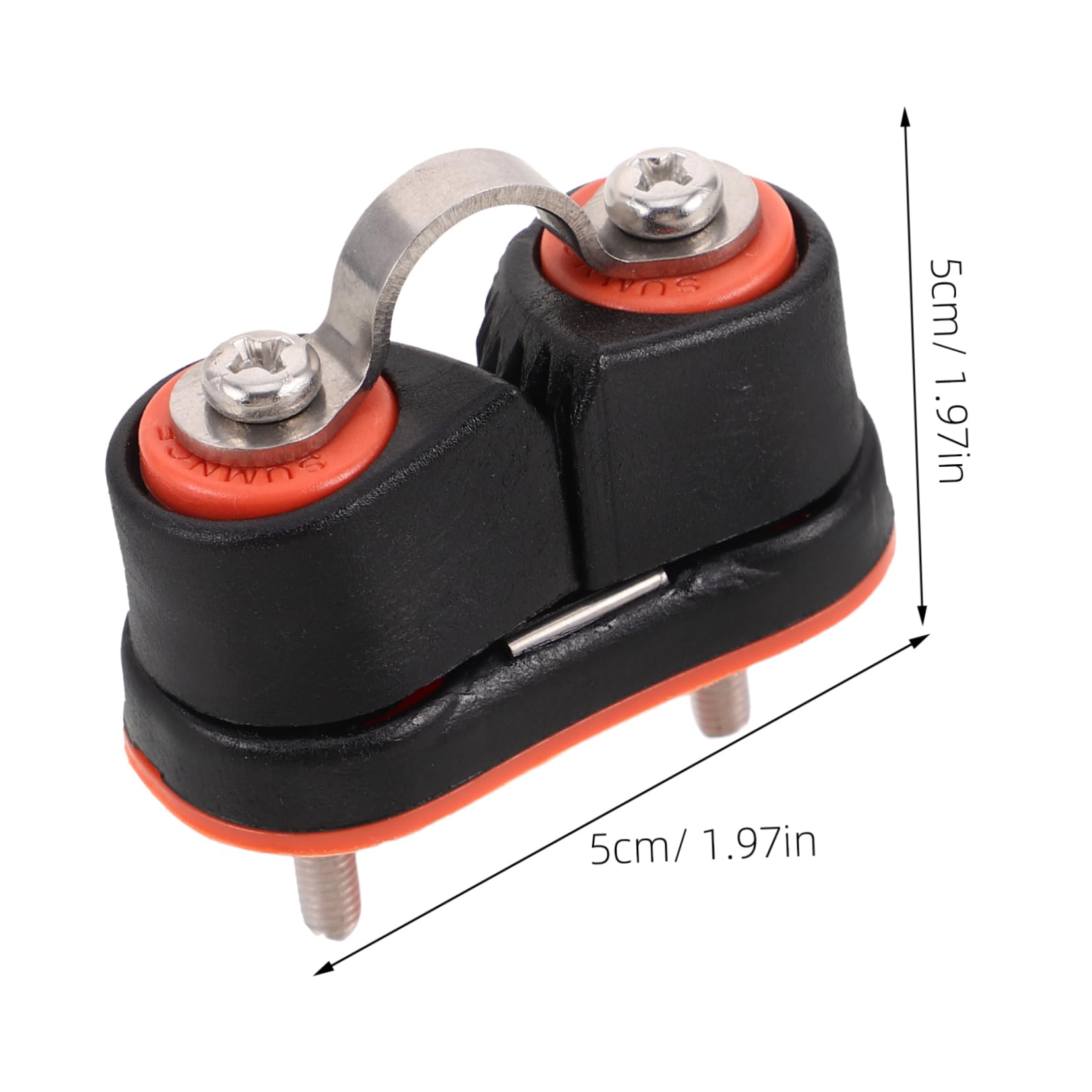 Yardwe Nylon Cam Cleat with Stainless Steel Ball Bearings for Use Secure Rope Management for Sailboats Kayaks and Watercraft Durable Easy Installation for Control Lines and Navigation