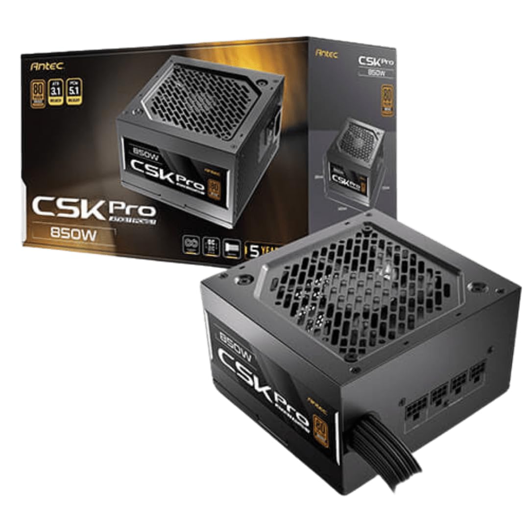 Antec CSK850 PRO ATX3.1 Bronze 80 Plus Power Supply - Semi-Modular - 5 Years Warranty | ATX 3.1 & PCIe Gen 5.1 Compatible for RTX 50 Series-image-26
