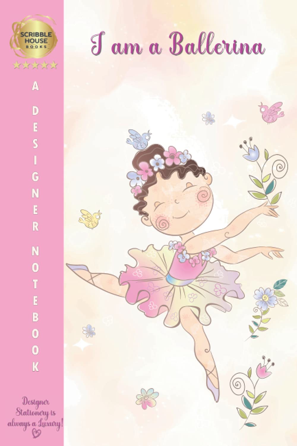 Ballet Themed Lined Journal Composition Notebook for Ballerinas: Ballet journal | Ballet Notebook | Ballerina Dance Notebook Journal| Gift for Ballerinas, Ballet lovers and Dancers