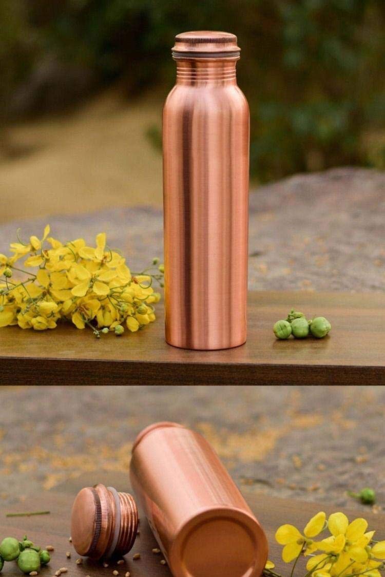 Smartserve Ideal Copper Drinking Water Bottle,600ml,Set of 1
