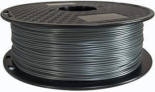 HZST3D Gun Metal Grey PLA 1.75mm 3D Printer Filament 1kg (2.2lbs) Spool Gunmetal Color Printing Materials Dark Silver PLA pro Plus PLA MAX Gray Grey Color