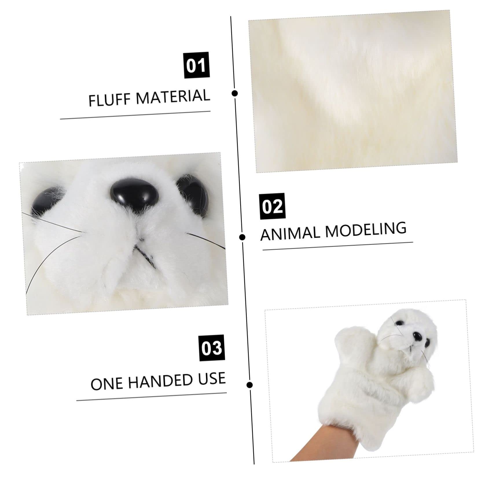ifundom 6pezzi Marionette Dito Animali Morbide Per Giocattoli Educativi Per e Gioco Interattivo Puppets Per Sviluppo Visivo e Divertimento