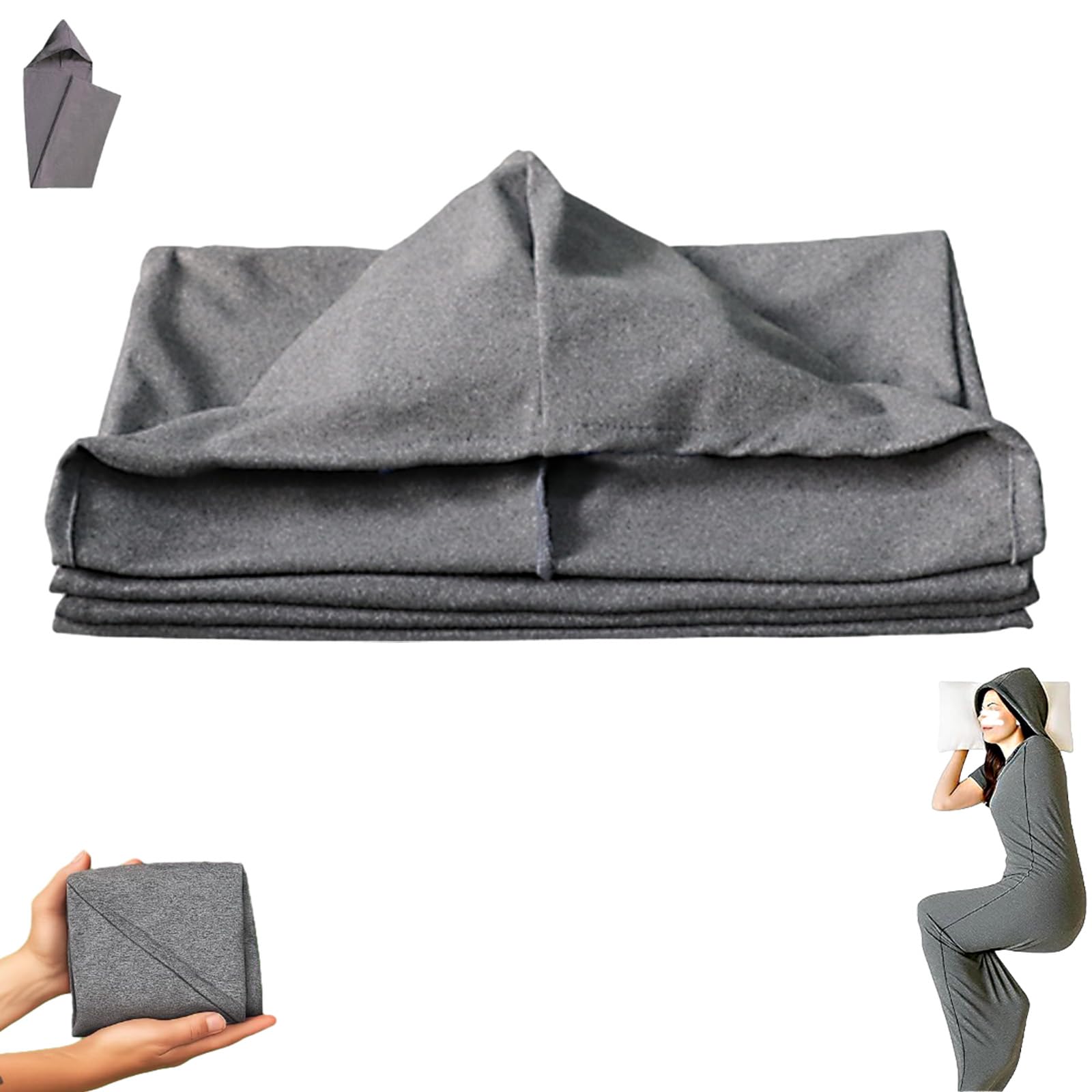 Sacco nanna a compressione per adulti, coperta indossabile ultra leggera per alleviare lo stress e l'ansia, tessuto elasticizzato traspirante, terapia della pressione per adolescenti e adulti