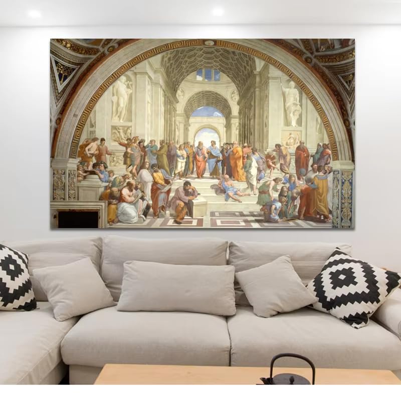 Arte mural de pinturas famosas y carteles en lienzo grandes 70x93 cm