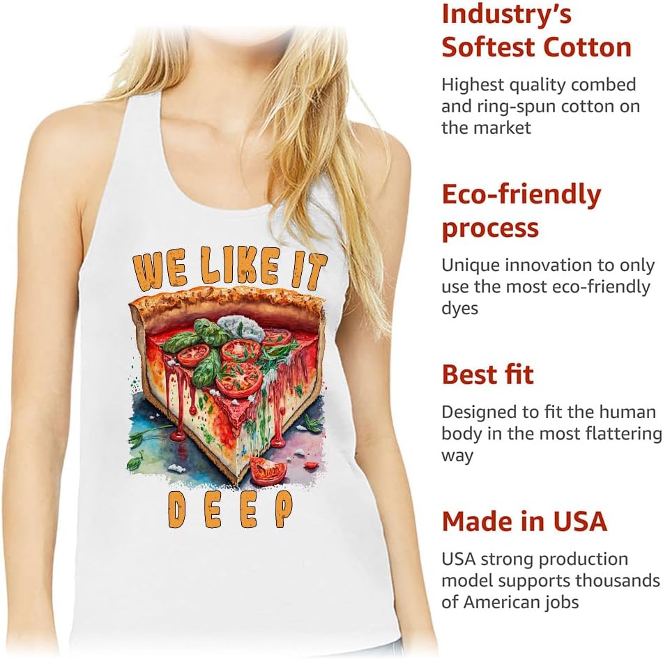 Food Graphic Women's Racerback Tank - Unique Tank Top - Beautiful Workout Tank