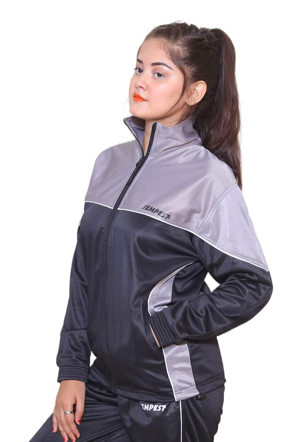 Tempest Women's Track Jacket (Grey,Large) 2