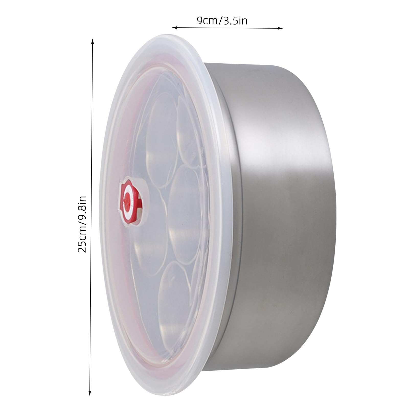 STAHAD 2 Ensembles Boîte à Épices Ronde en Acier Inoxydable, 7