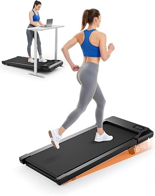 Superun Raceable Tapis de Course Adapté aux Équipements de Haut Technologique, Max 113KG Capacité Tapis de Marche avec Cours de Formation, APP Contrôle Walking Pad avec Courses Multi-Coureurs