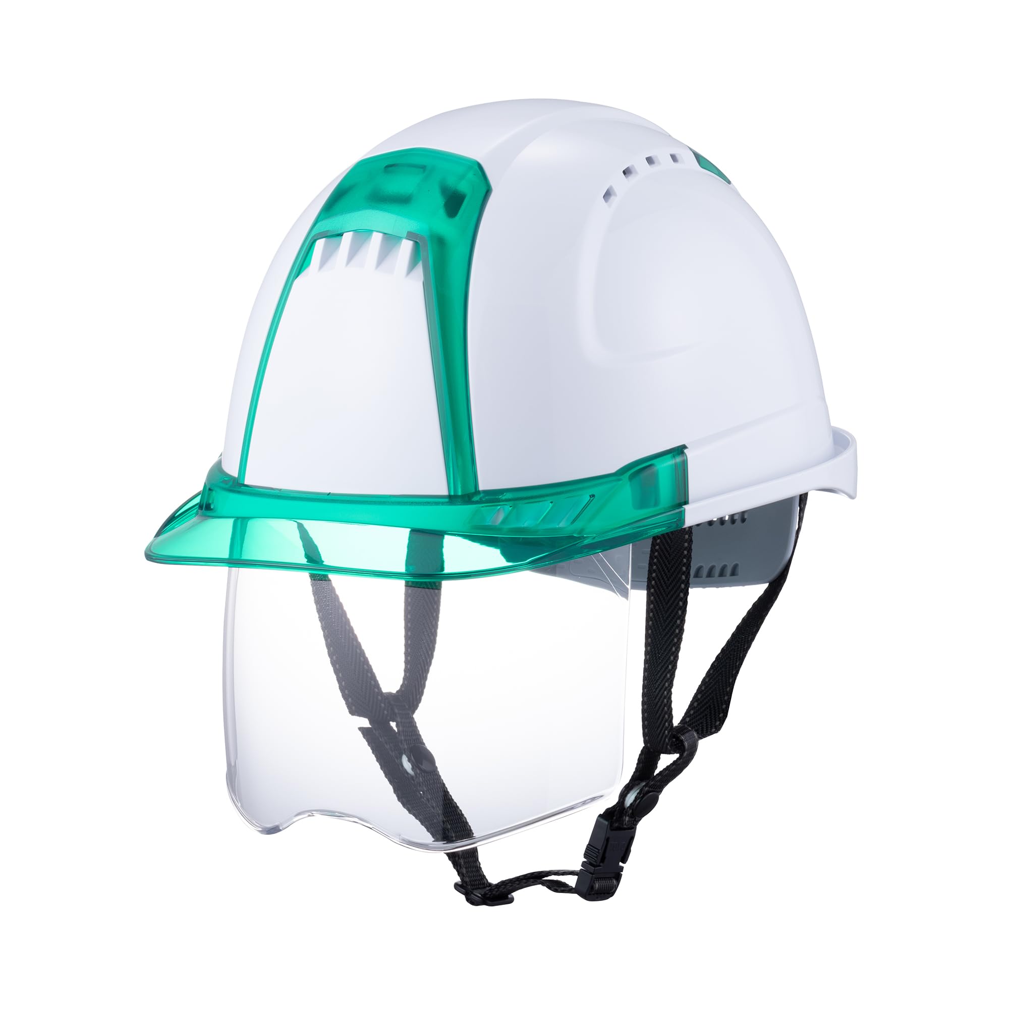 White / green / clear 391F-GC TOYO shielded helmet Ventura tea plus styrene containing (japan import)