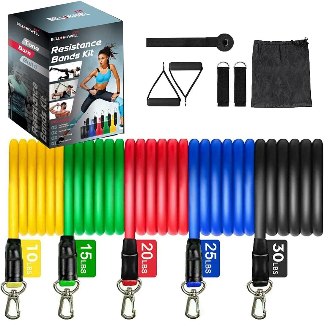 Fit Resistance Bands SetExercise Bands, Workout Bands5