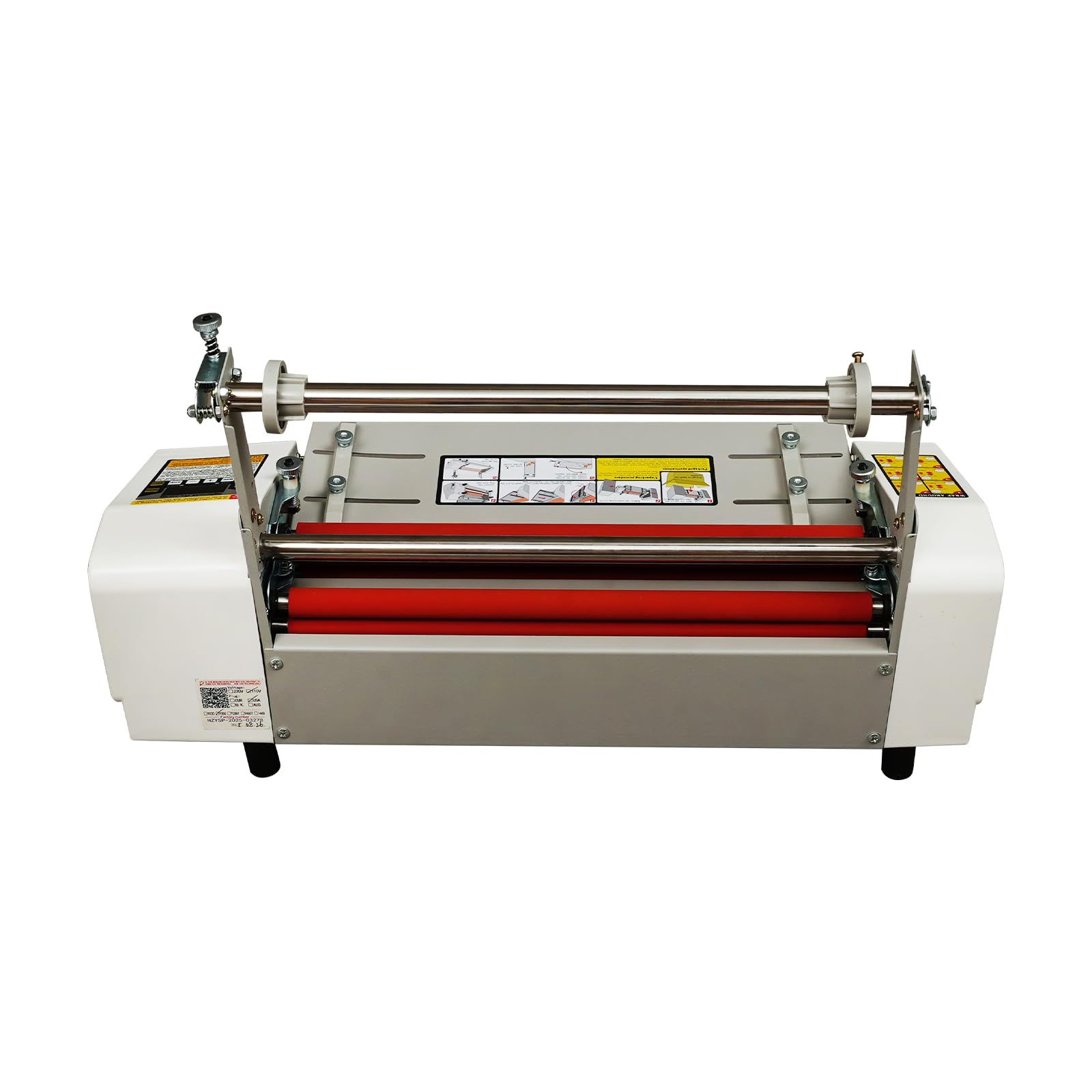 Plastificatrice a freddo e a caldo con pulsante EXIT e spazio del rullo regolabile, 220 V | Plastificatrice con display digitale per documenti e foto, laminatrice su un lato e doppio lato, per scuole, studi, stampa