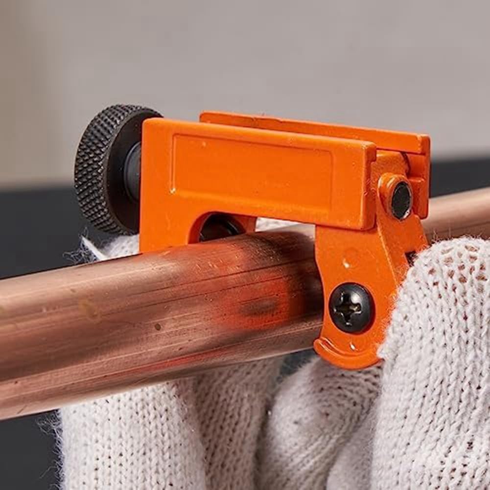 Bloepum 3 PC Tubing Cutter Set 3/16-2Inch O.D. Copper Pipe Cutter,1/8-7/8Inch O.D. Fit for Copper,Aluminum