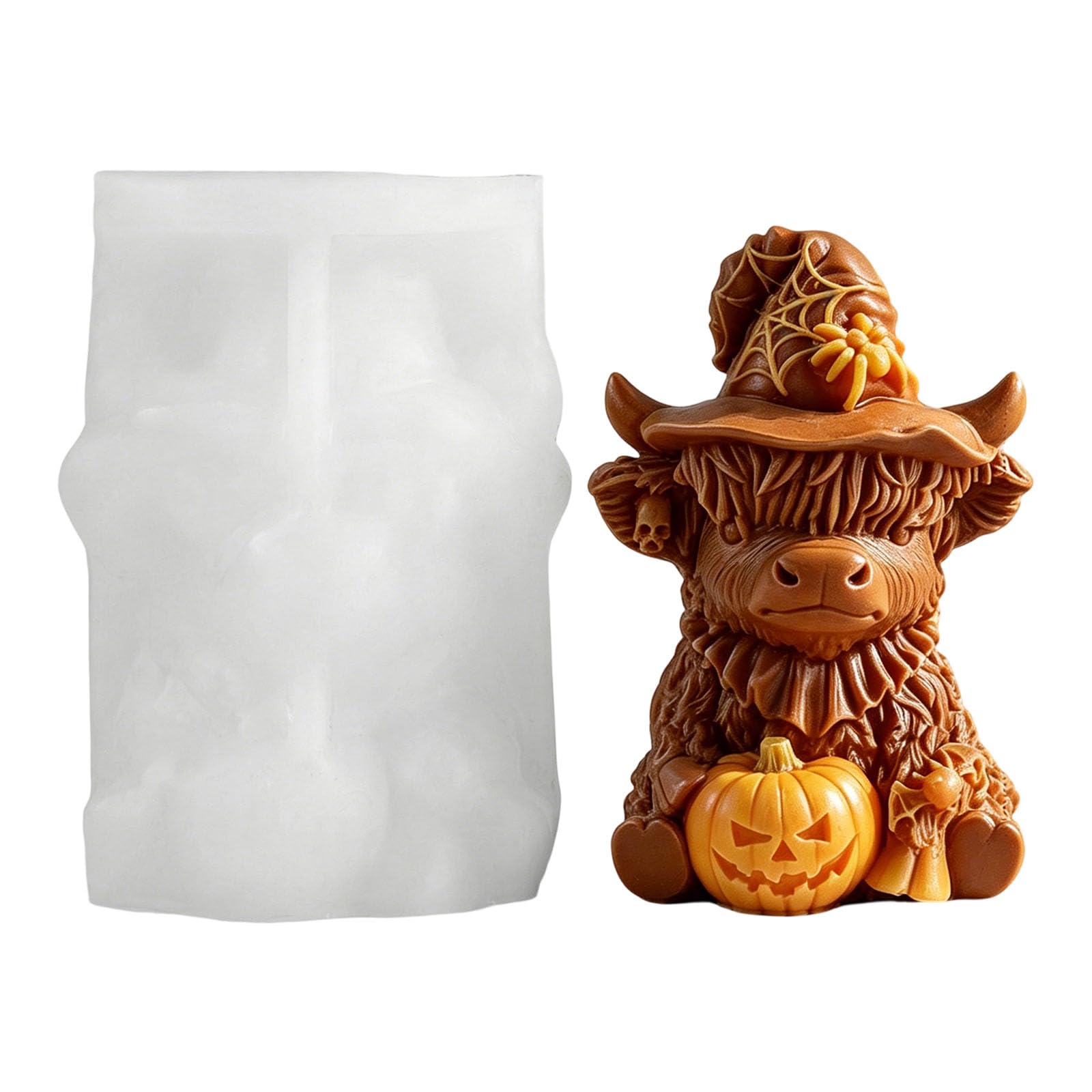 Whoasyst Food Safe Silicone in Fun Cattle Shape for Seasonal Craft and Parties Supplies