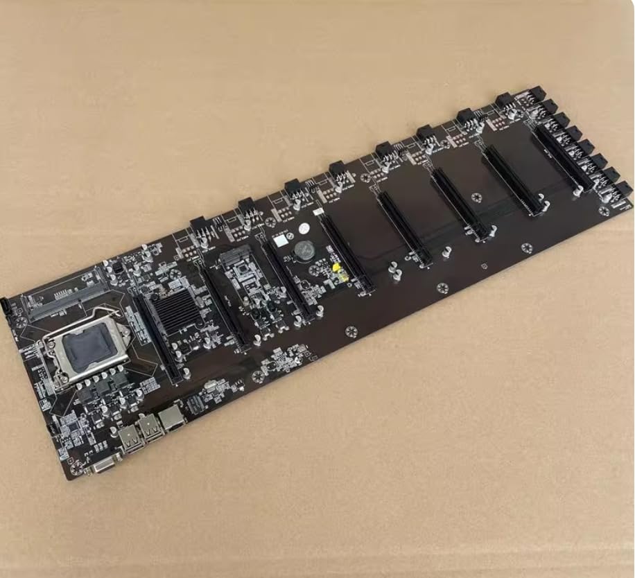 Plate-forme multi-GPU ouverte et silencieuse dotée d'une carte mère B75 à 8 slots