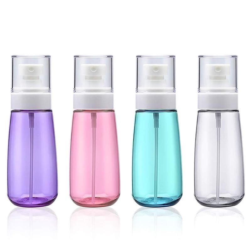 Cosywell Frasco Spray de Névoa Fina Recarregável 100 mL em PETG, 4 unidades