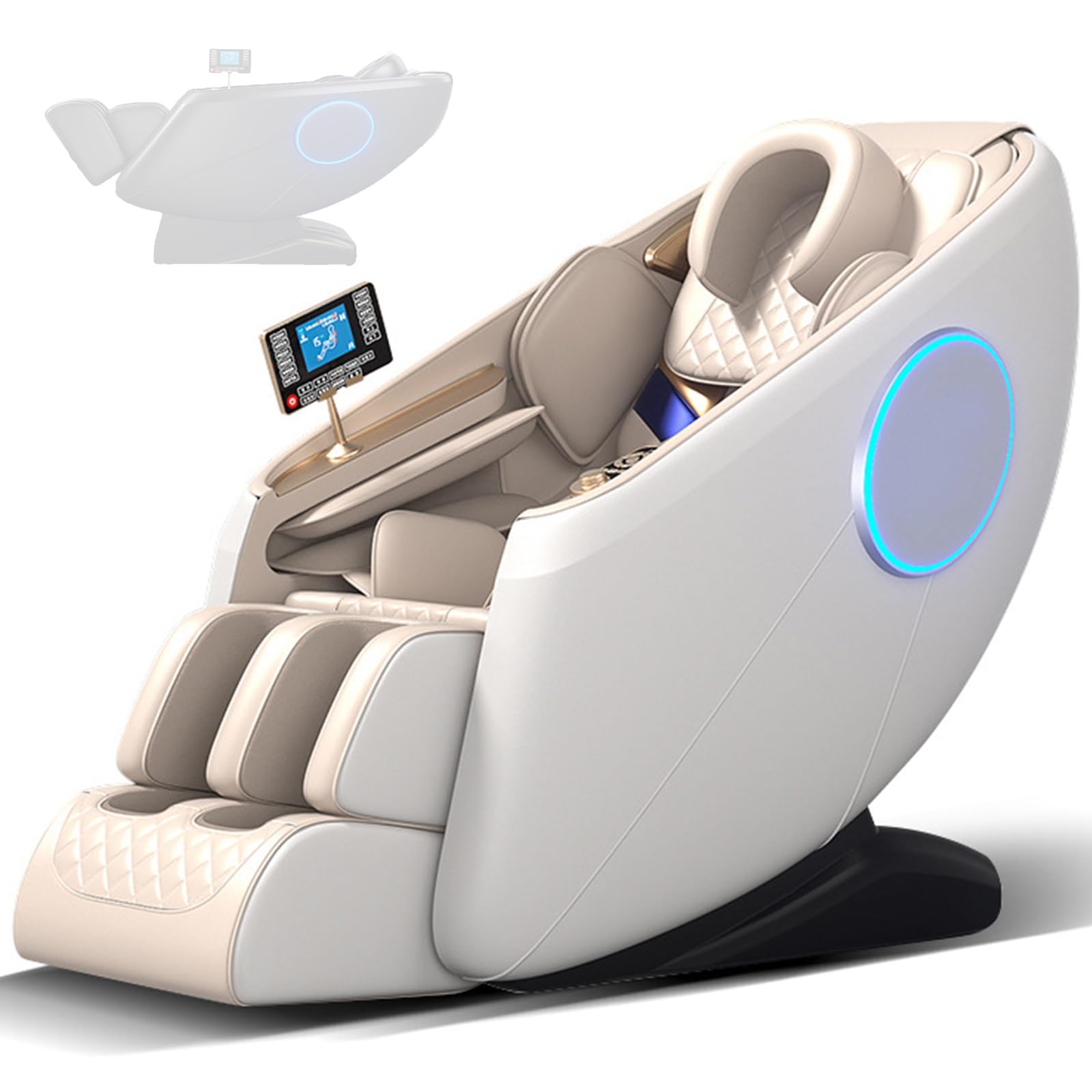 Poltrona Massaggiante Per Tutto Il Corpo Con 12 Programmi Automatici, Dal Design Ergonomico Per Uso Domestico E Professionale.